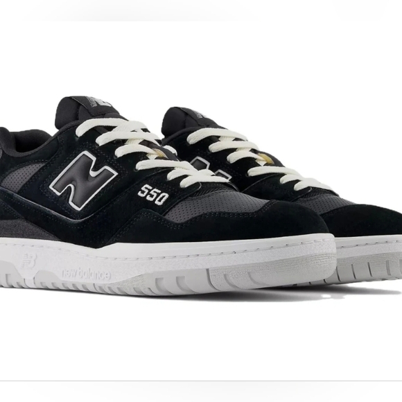 New Balance 550 Black Grey Matter Size M7/W8.5